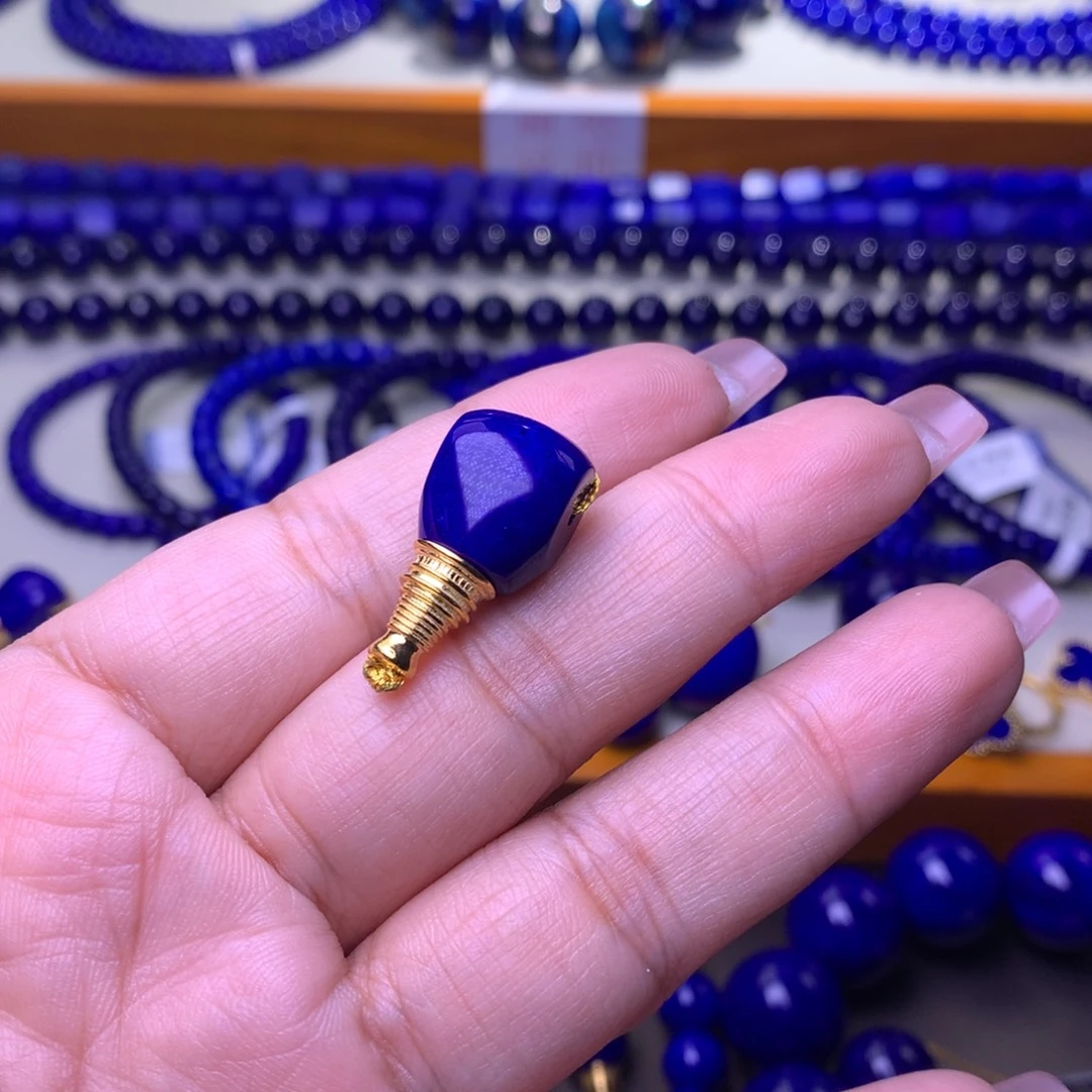 M***y青金石18K金镶嵌配饰11.6m