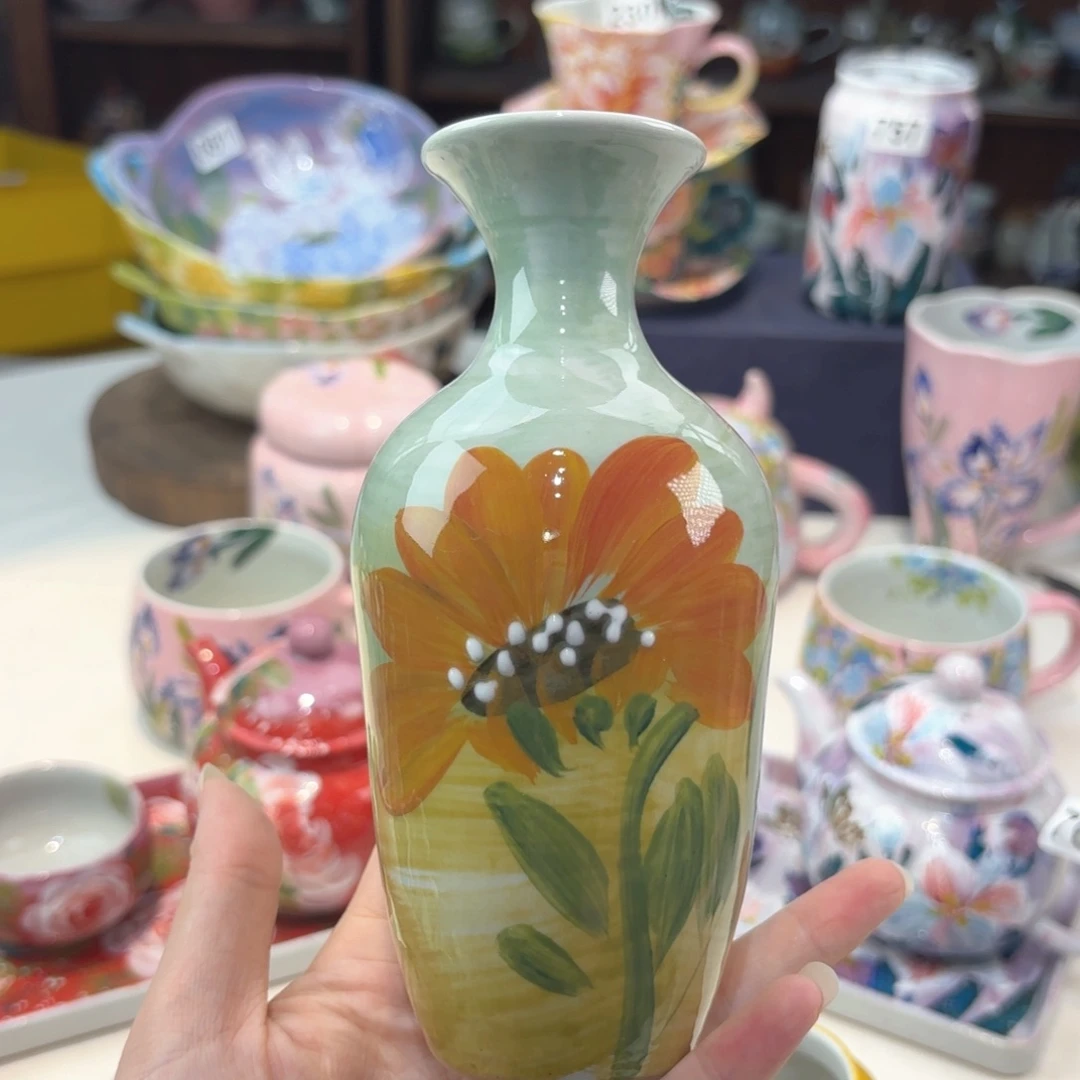 景德镇手绘高温釉下彩陶瓷茶具