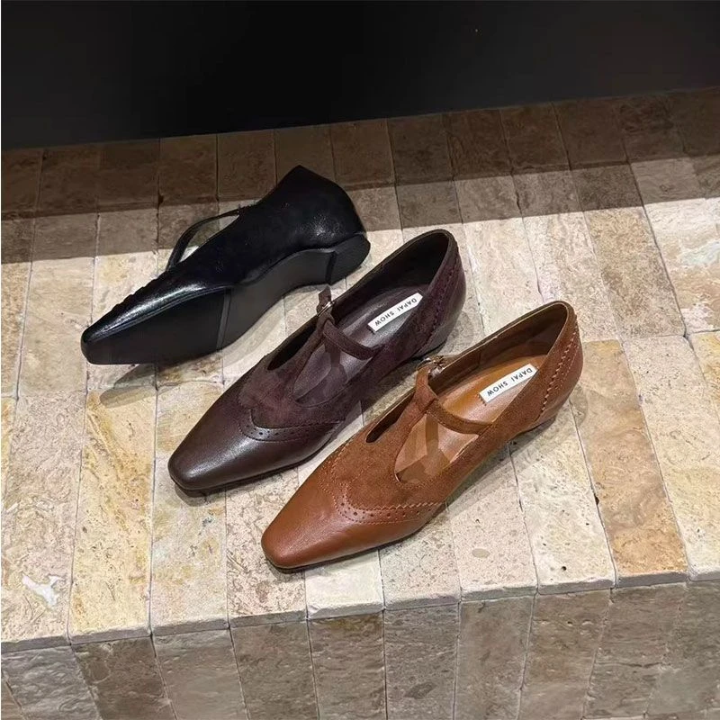 玛丽珍高跟鞋法式网红内增高单鞋2025年秋季新款小皮鞋时尚百搭