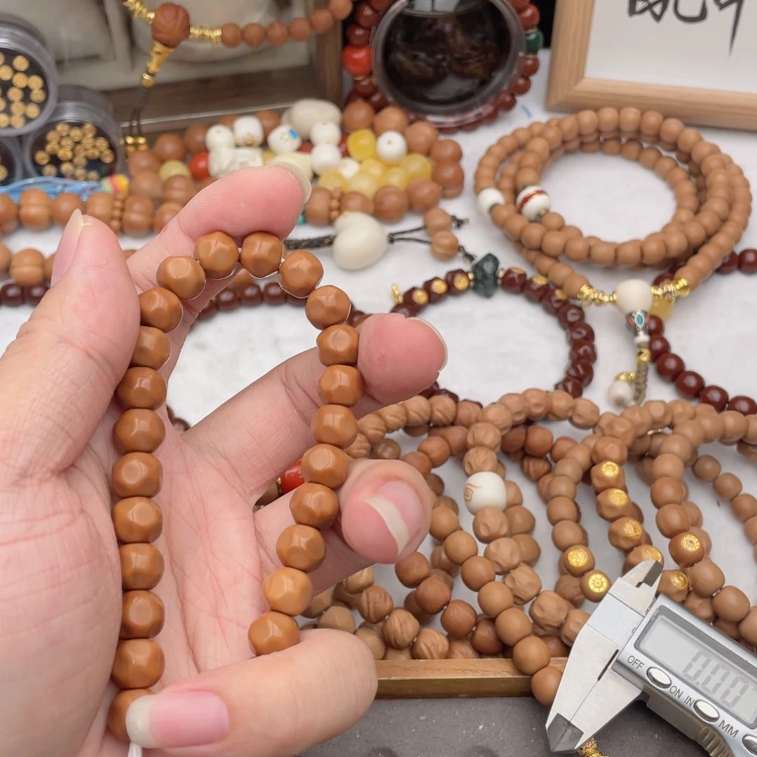 缘***…手串猴头核桃老型108➕无相单圈