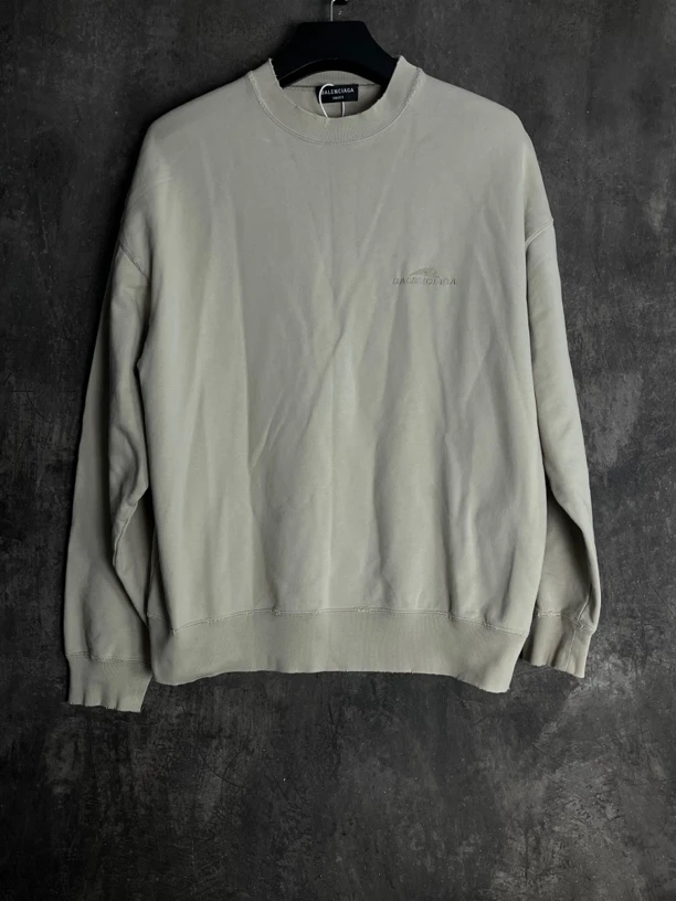 全新未使用 Balenciaga/巴黎世家 S码*1/刺绣logo圆领卫衣/02315
