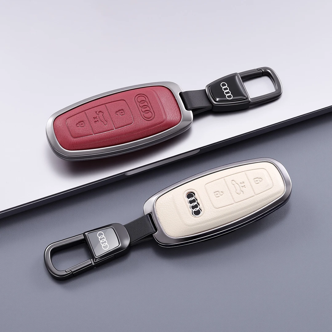 25款奥迪a6l钥匙套a4l汽车q5l专用2024新款a4 a5 a6 a7 q7男壳扣