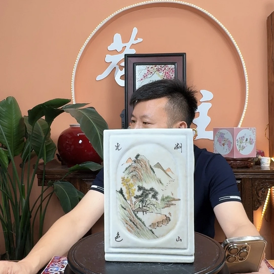 景德镇陶瓷手工笔筒