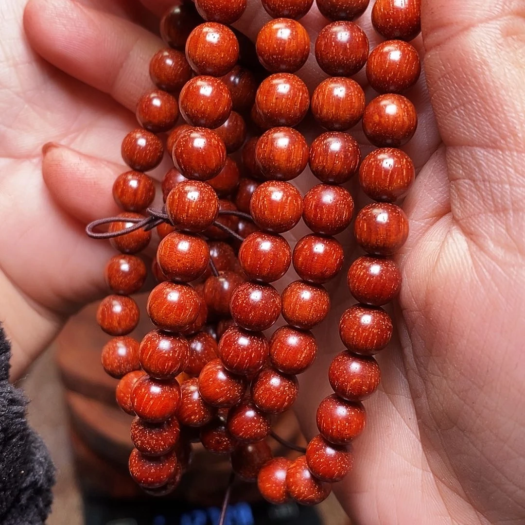 檀香紫檀（小叶紫檀）手串0.8