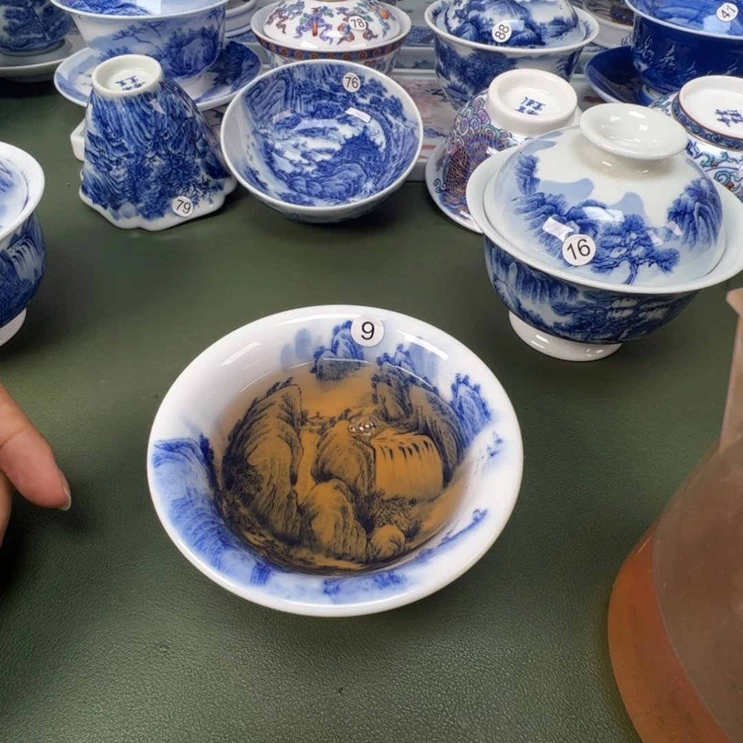 景德镇纯手工纯手绘茶具木木9