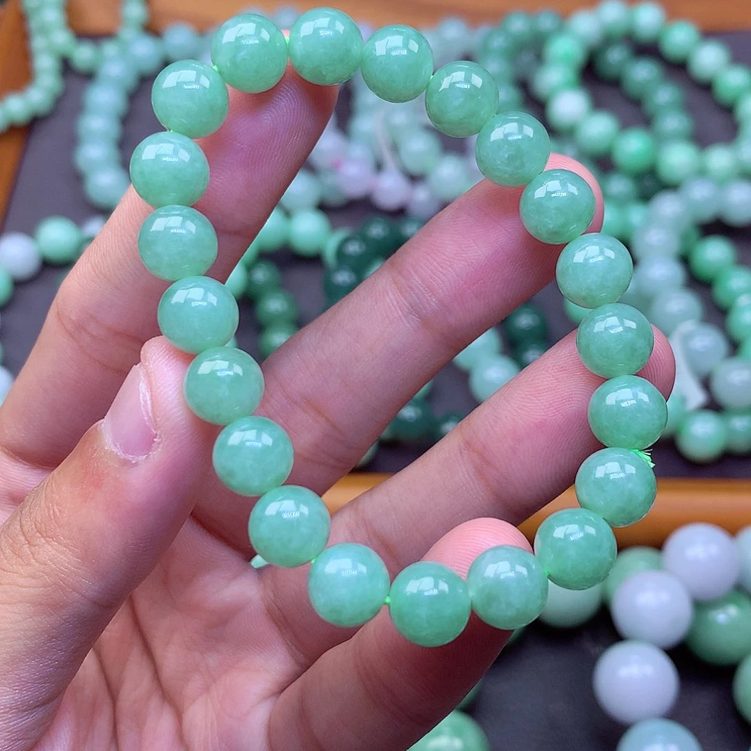 翡翠未镶嵌毛衣链