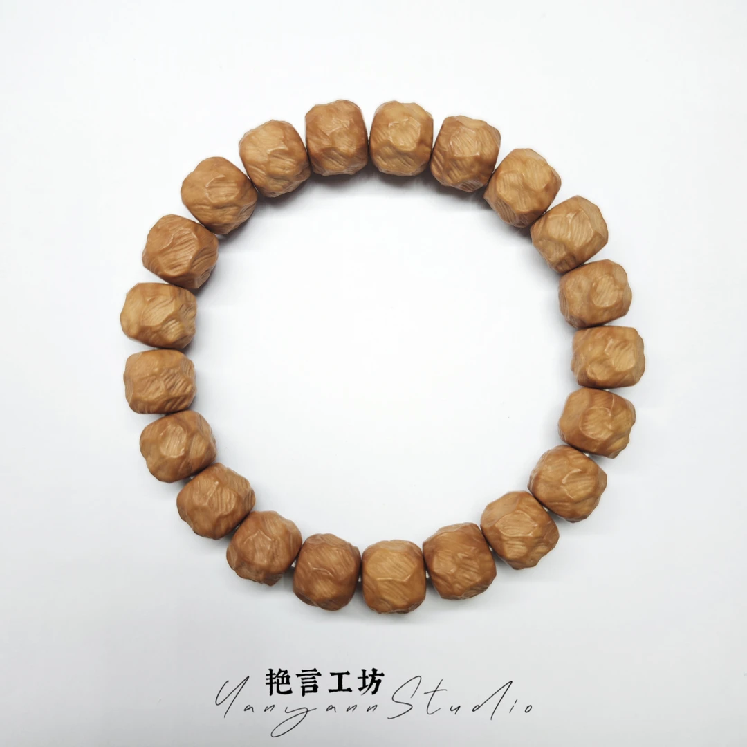 【刀痕无相】全品纯手工雕刻10+猴头手串