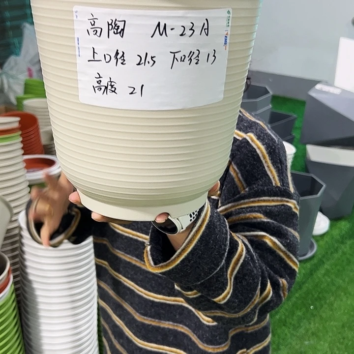 正品高陶口21高21米色无托6只