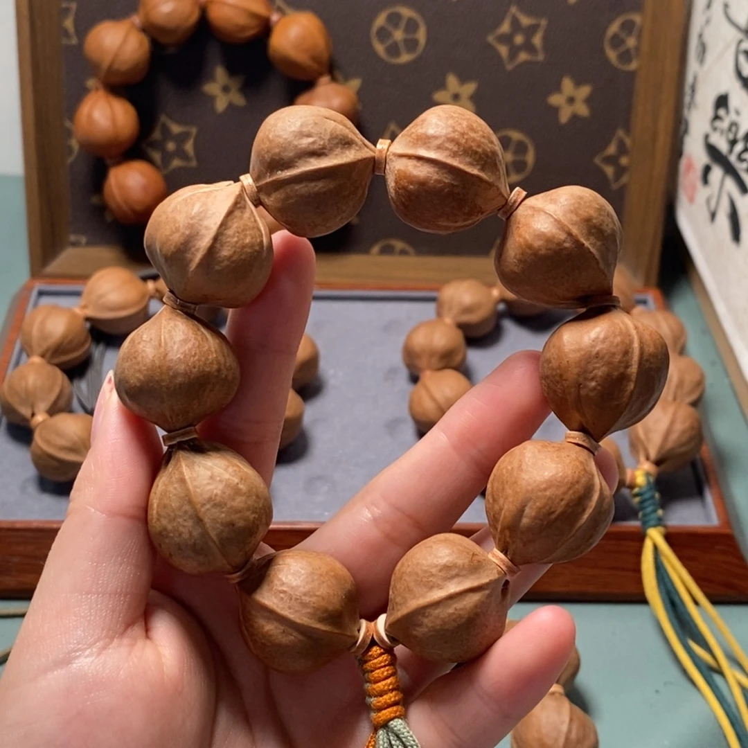 林***、橄榄核手串/手链2224梅林铁三花橄榄核