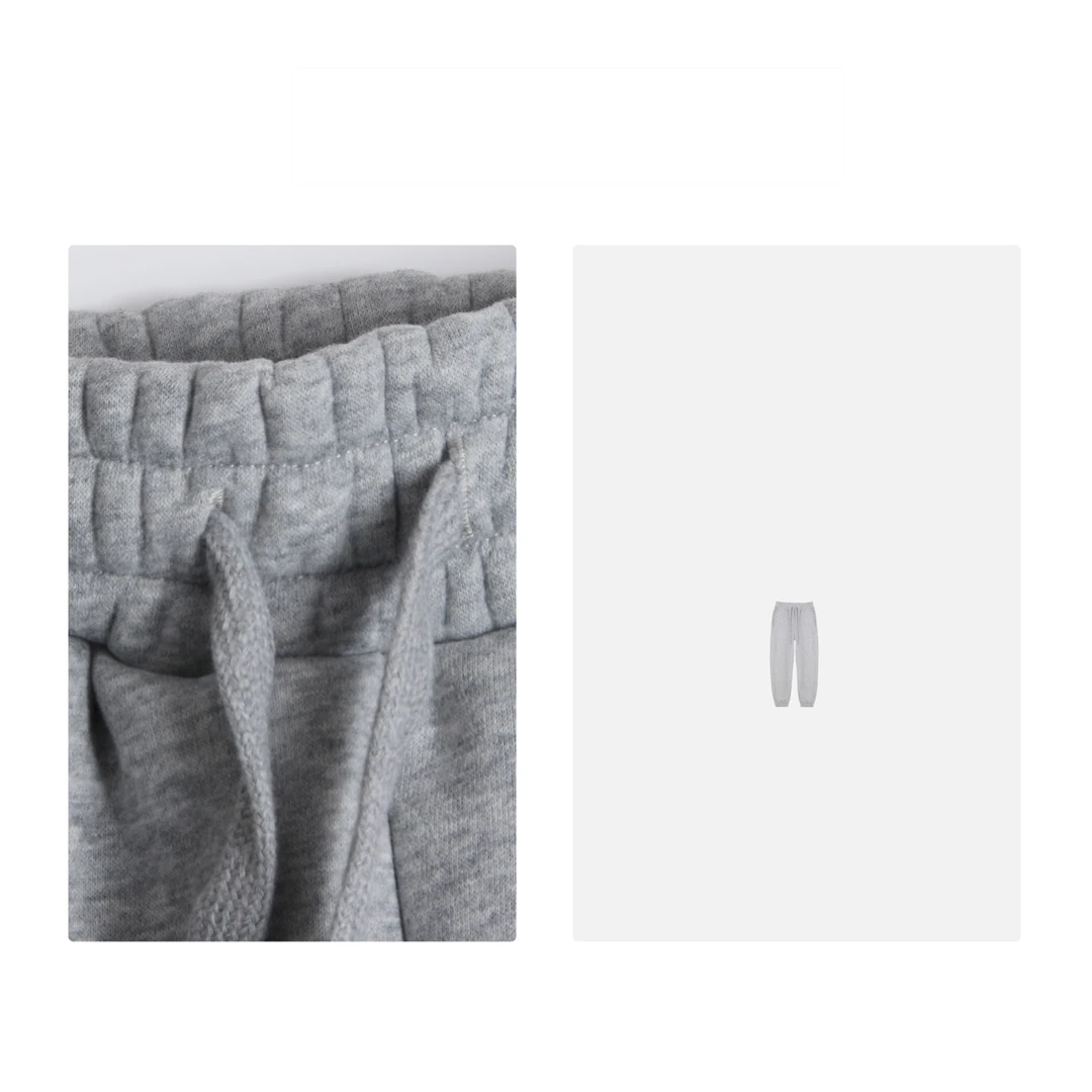 凯特丝蓓752#秋冬新款刺绣束脚卫裤宽松休闲百搭运动长裤