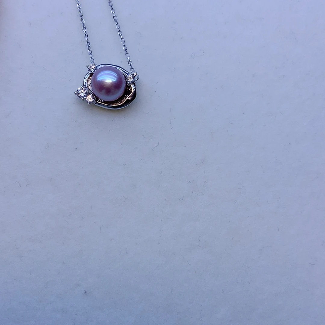 【闪购商品】颈饰银S925镶嵌淡水珍珠