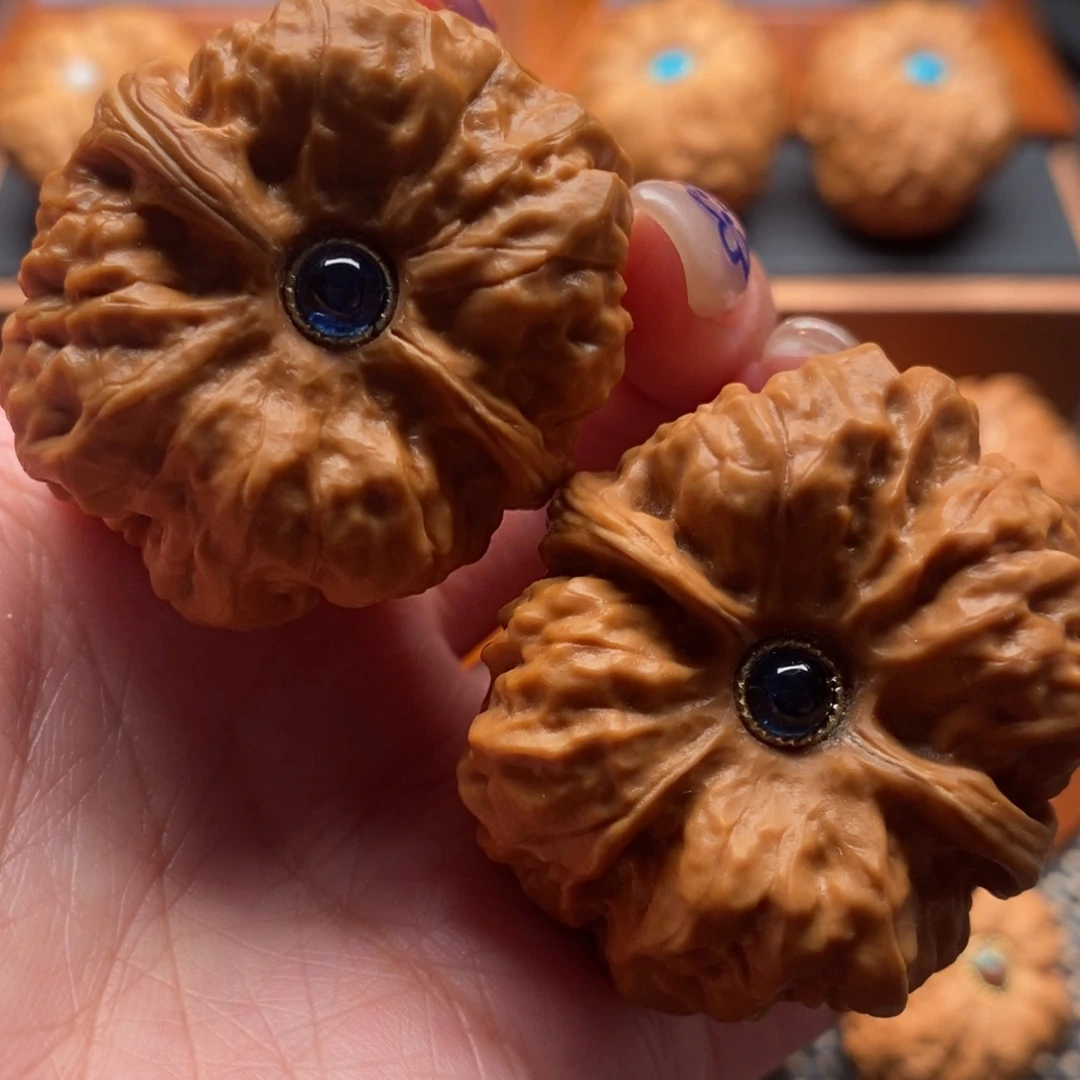 文玩核桃把件38尺寸蛤蟆头