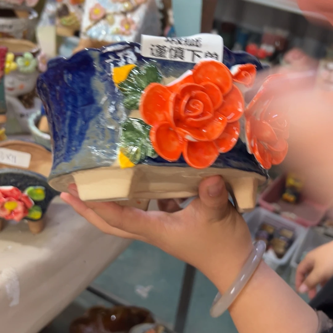 满20米秒退拉黑多肉花盆瑕疵