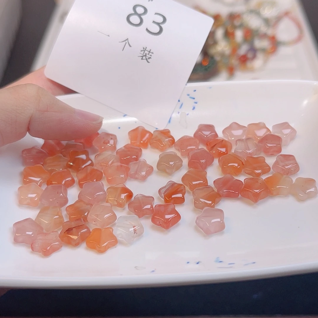 水晶珠宝半成品未镶嵌83 。