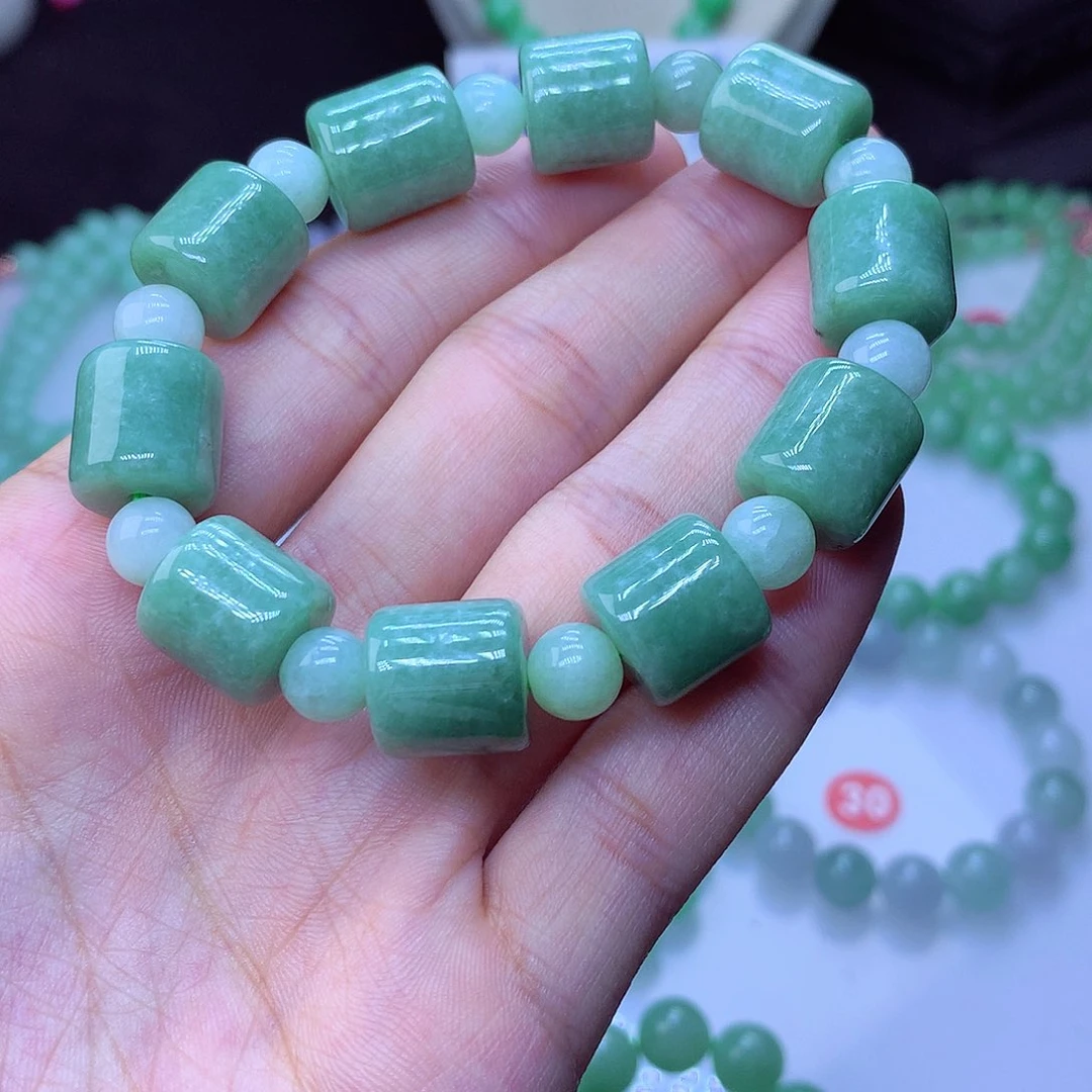 翡翠毛衣链未镶嵌卡12.5