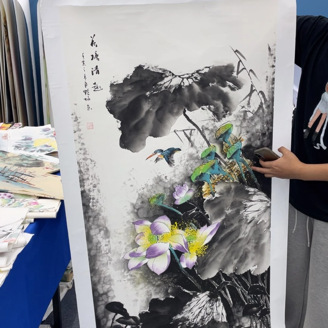 国画手绘国画欣赏一下