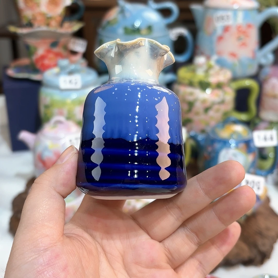 景德镇手绘高温釉下彩陶瓷茶具