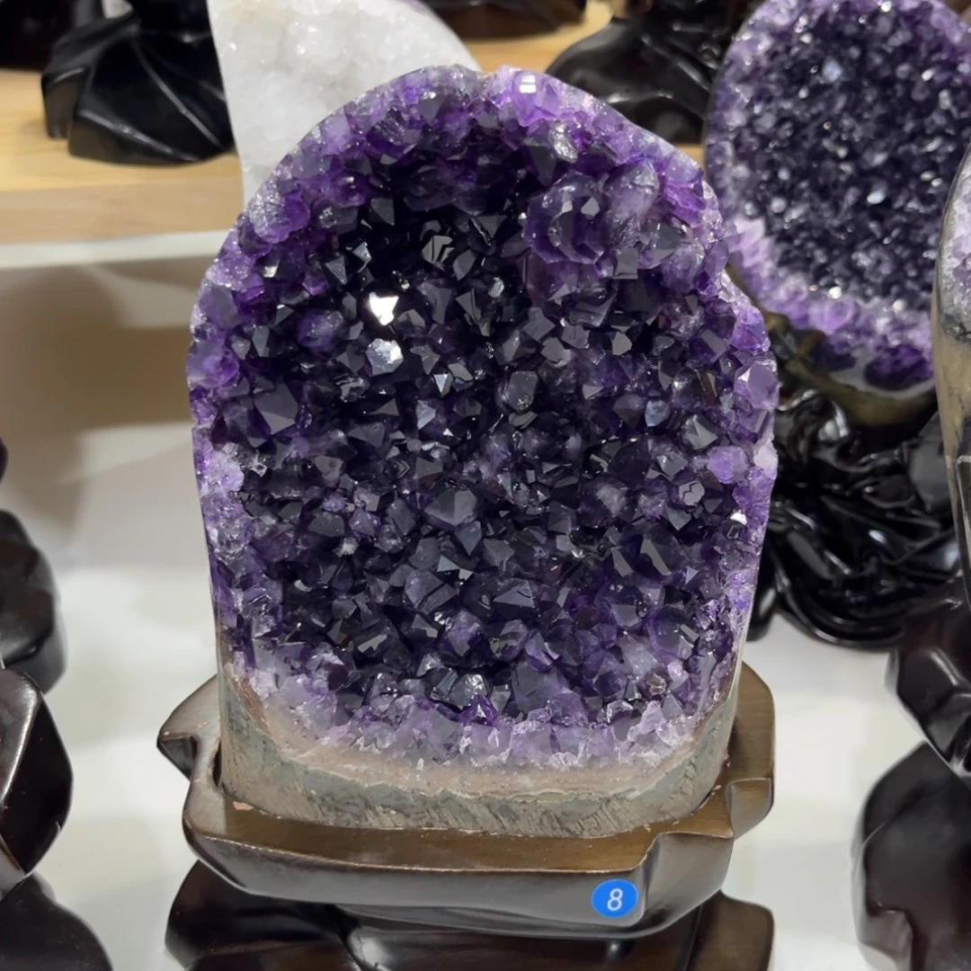 紫晶摆件未镶嵌紫晶