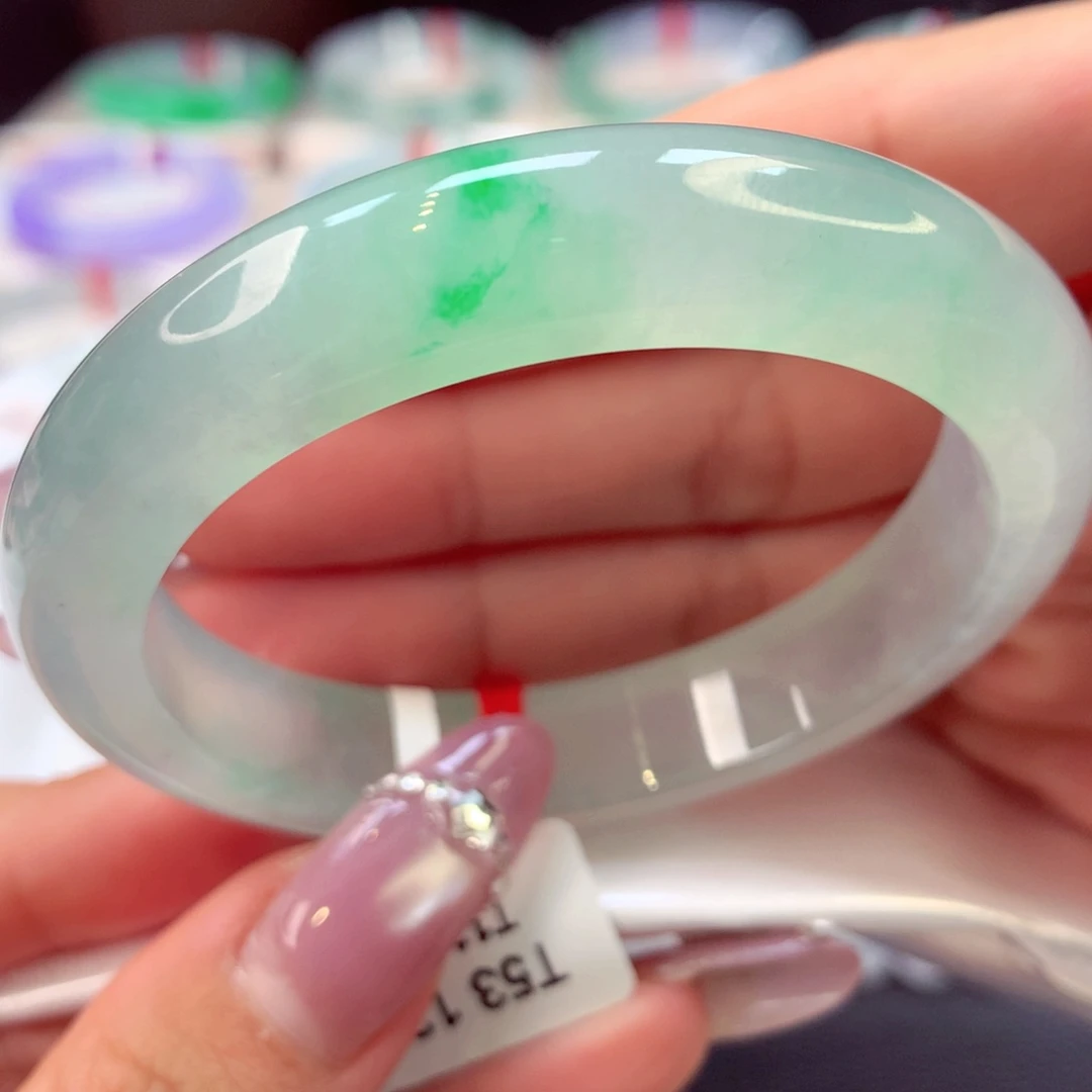 未镶嵌手镯翡翠正圈7号66