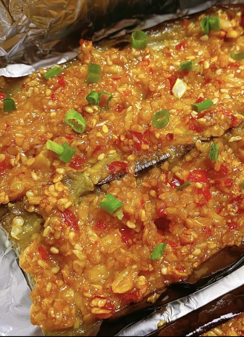潮州味烧烤  烤茄子 单份 （蒜蓉酱）