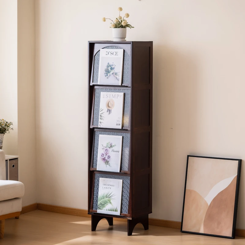 【旭筑】夹缝餐边柜子储物柜置物架茶水边柜客厅立柜家用靠墙藏书柜