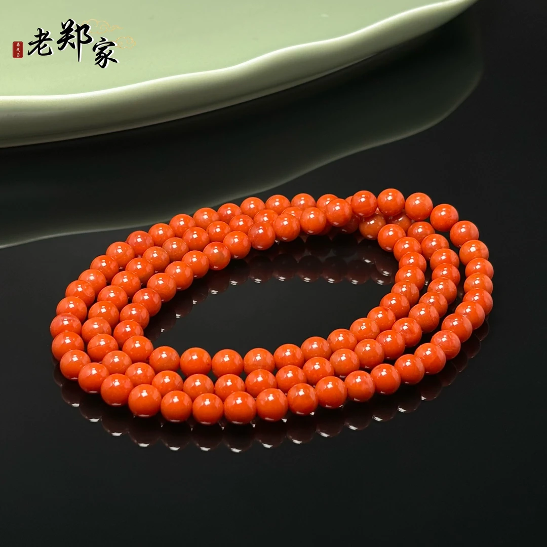 【老郑家】南红玛瑙多圈手串 多样性发一件 约7mm+