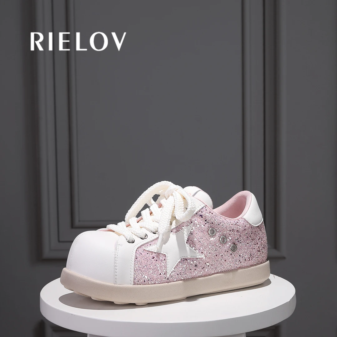 【RIELOV】增高2.5+2.5cm时尚潮流百搭女士休闲鞋25610