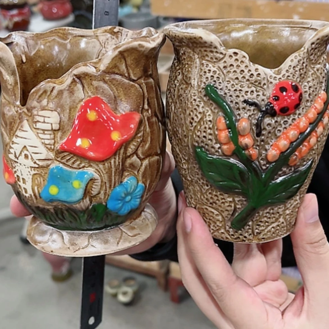 【闪购商品】陶瓷陶瓷多肉精美花盆