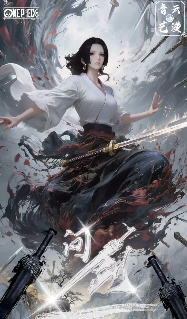 【踩尾两张 】青云艺漫-问剑 典藏级全金属珐琅钻卡