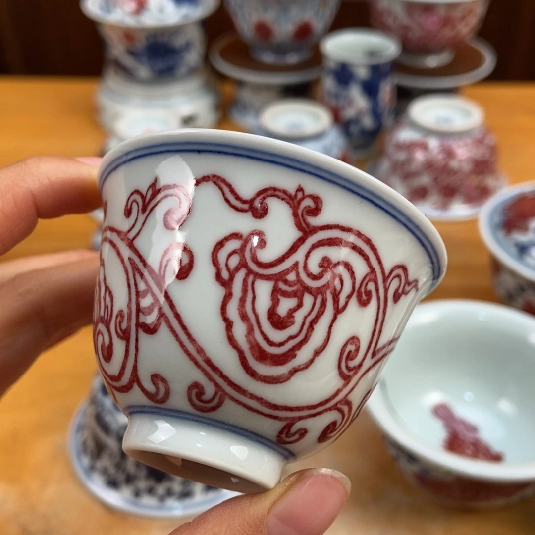 手绘现代茶具非古董