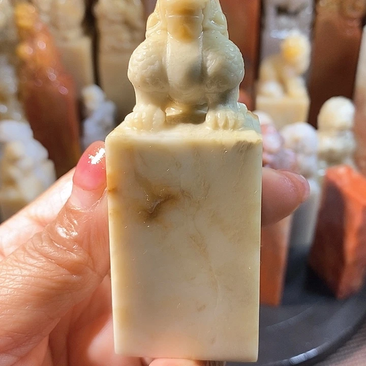 巴林石印石东****刻