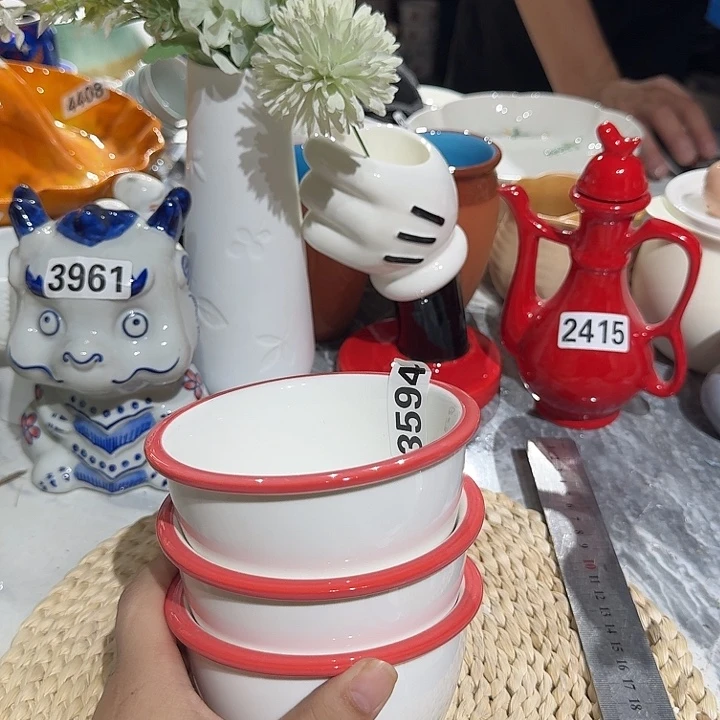 瓷片微瑕陶瓷介意慎拍3594