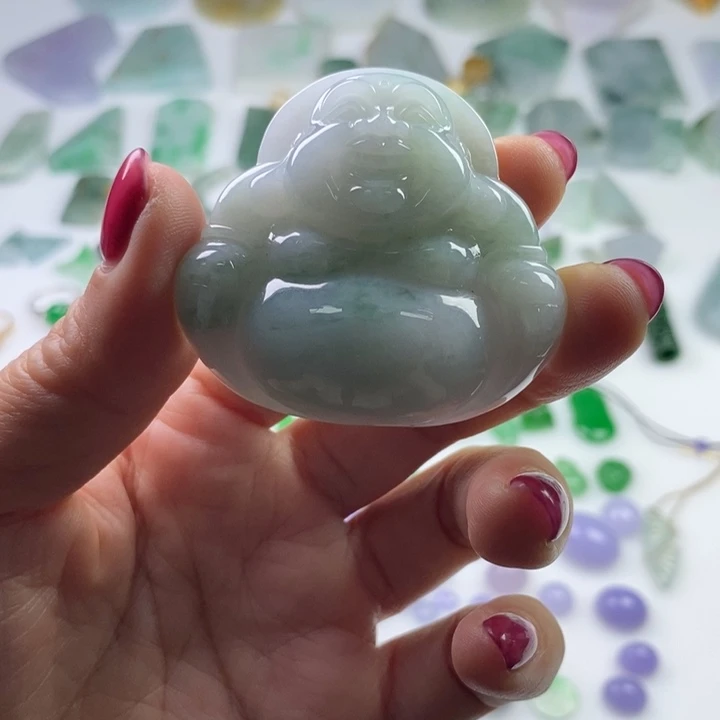 翡翠未镶嵌挂件天然翡翠