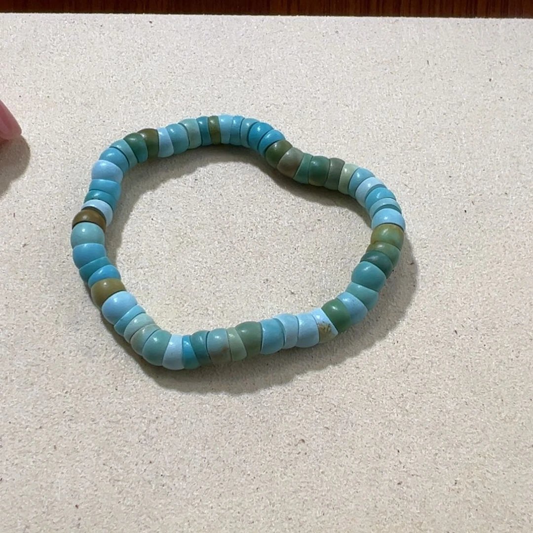 绿松石配件未镶嵌手串