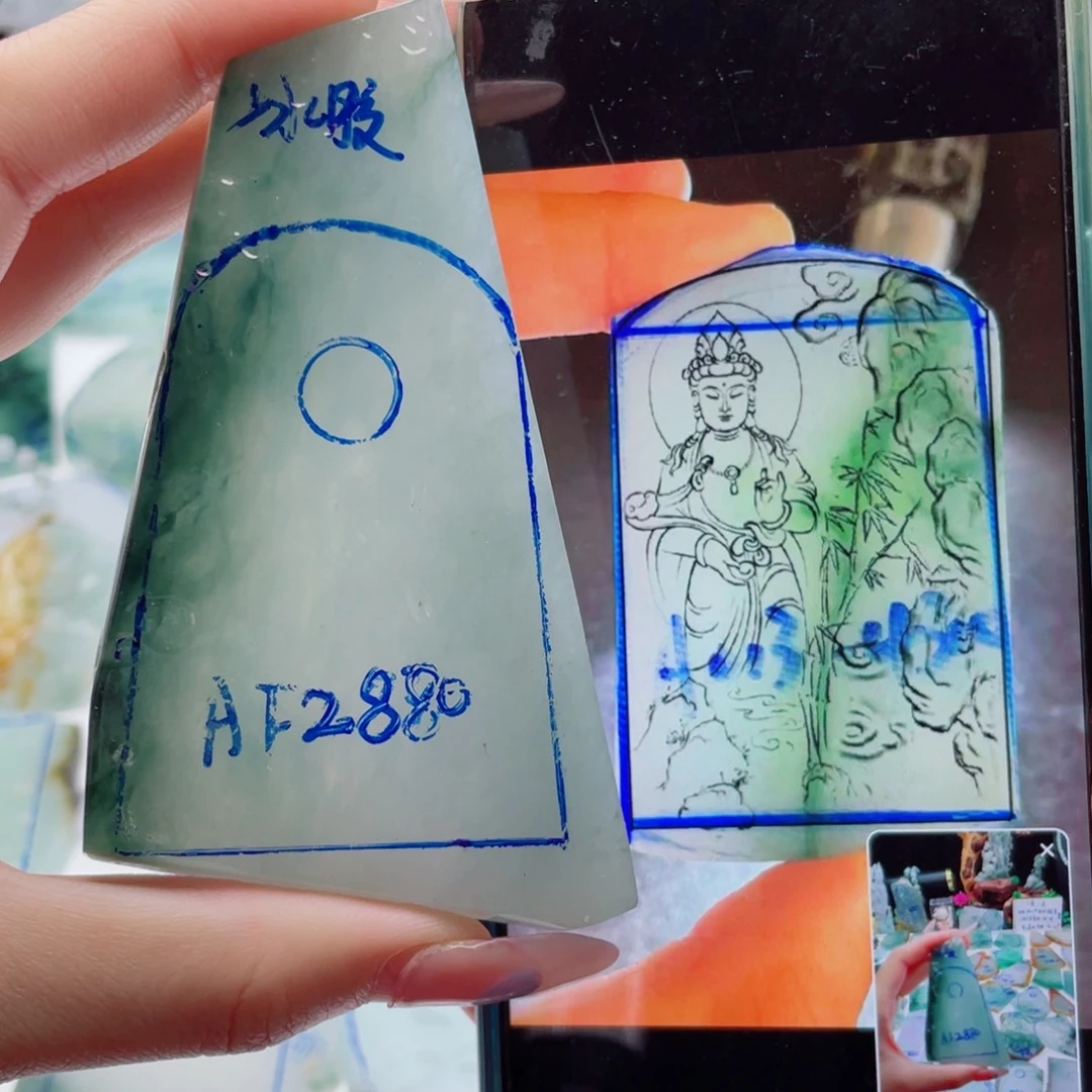 定制翡翠未镶嵌纯天然缅甸A货翡翠