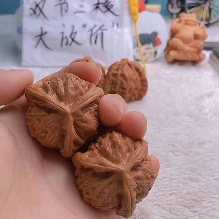 吊坠文玩核桃呜*王三棱