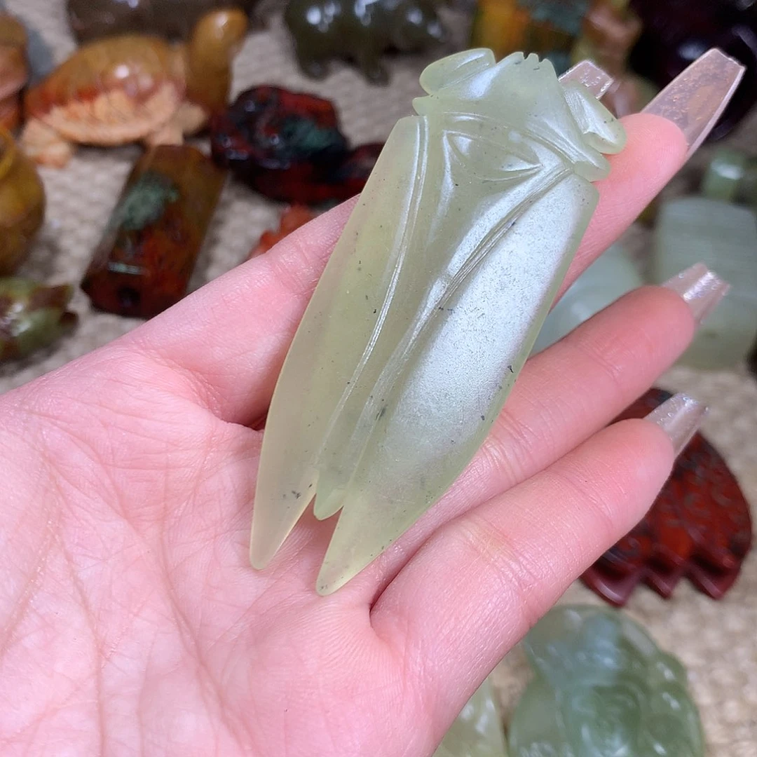 白玉菩提吊坠挂件