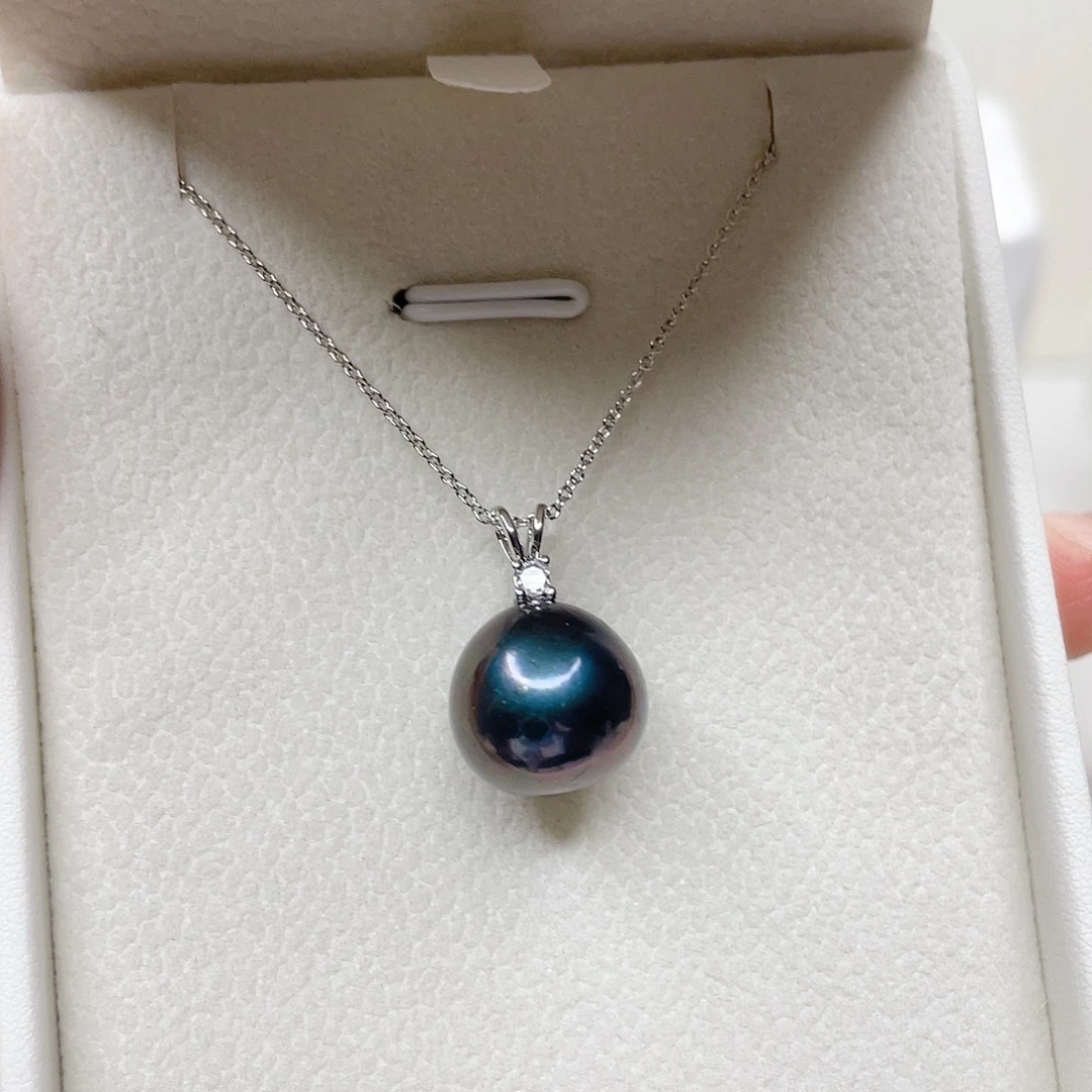 淡水珍珠颈饰银S925镶嵌