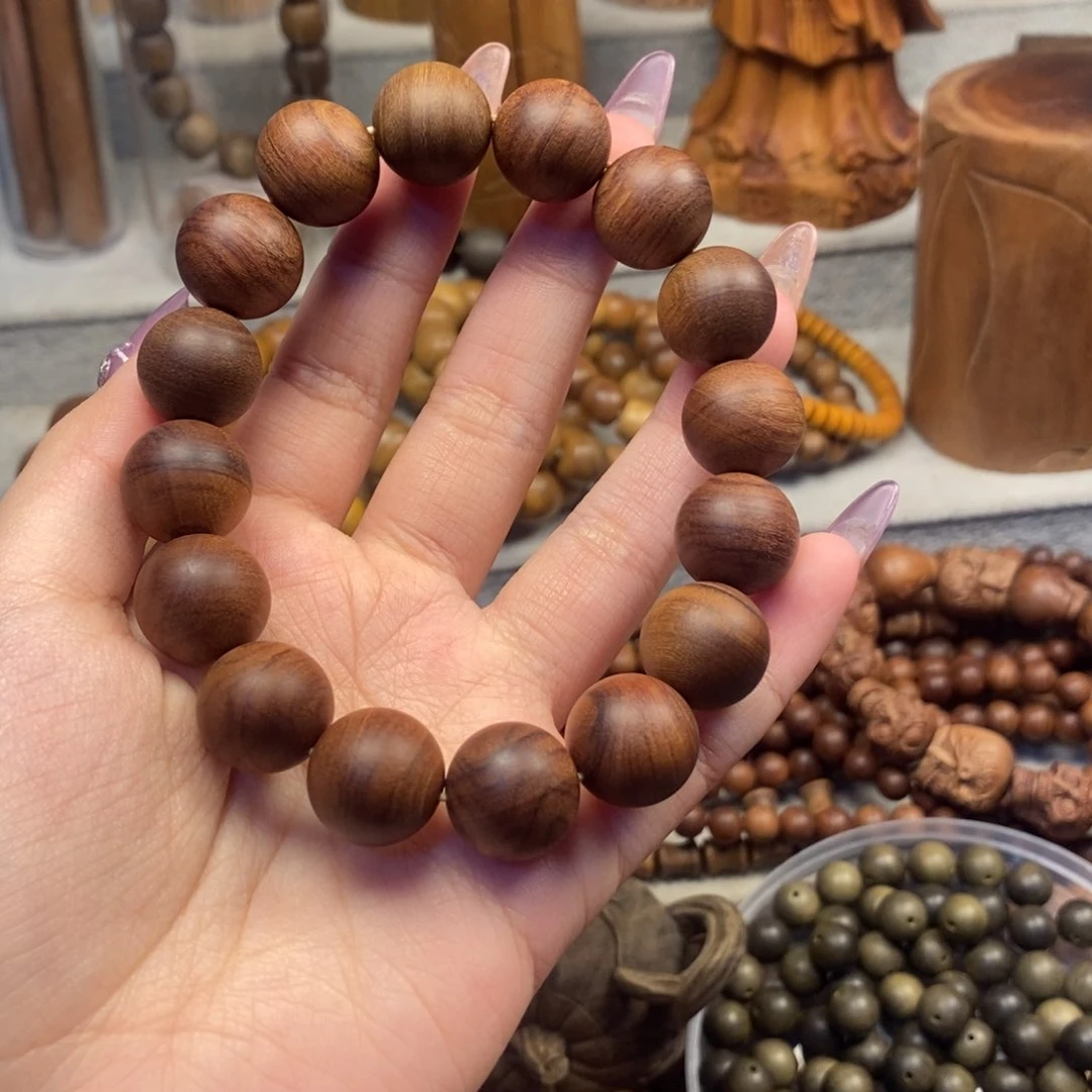 檀香木手串/手链心**成奶香1.5