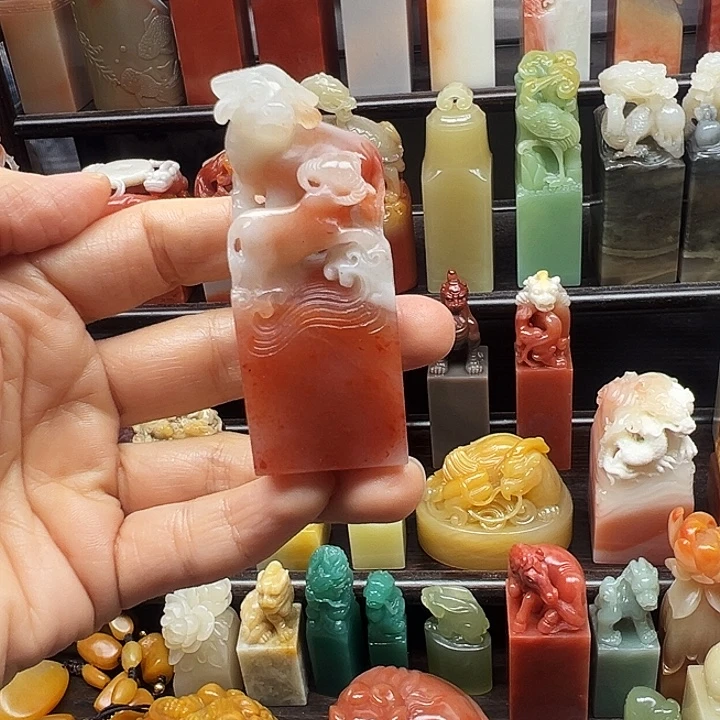 印石寿山石寿山石手工雕刻