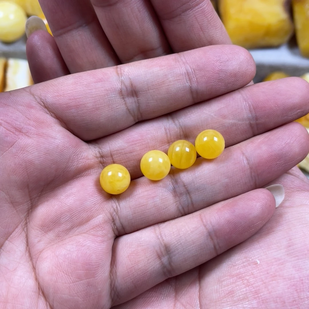 痞***發裸石蜜蜡未镶嵌珠子