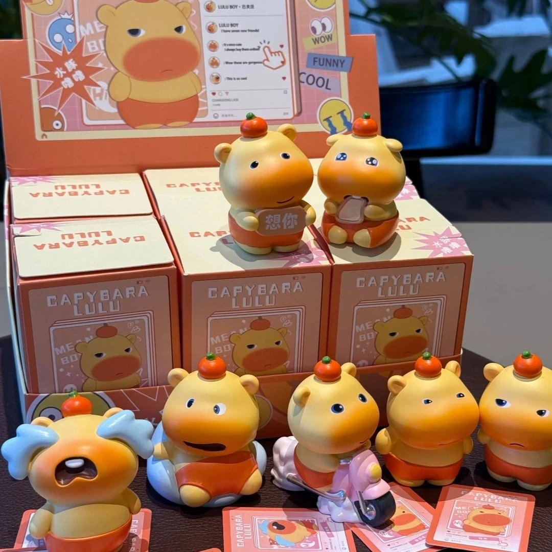 水豚小嘟嘟创意解压玩具公仔摆件网红同款爆款女孩男孩礼物挂件