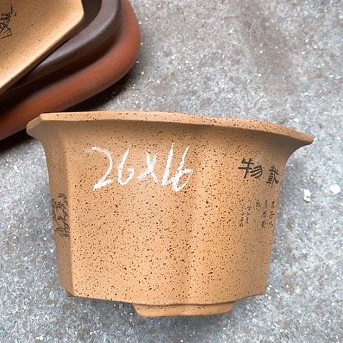 紫砂花盆手工制作