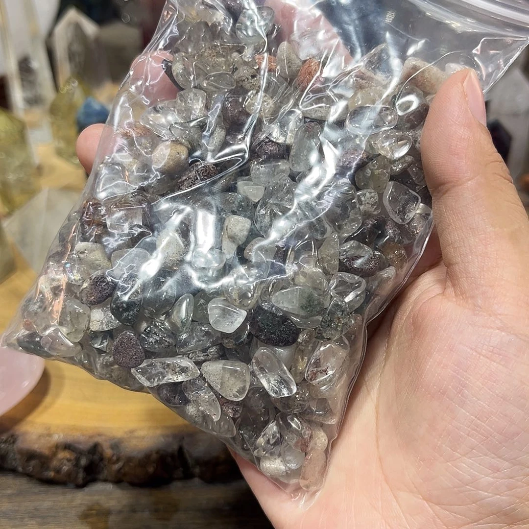 水晶珠宝半成品未镶嵌300克多样性发其一微瑕