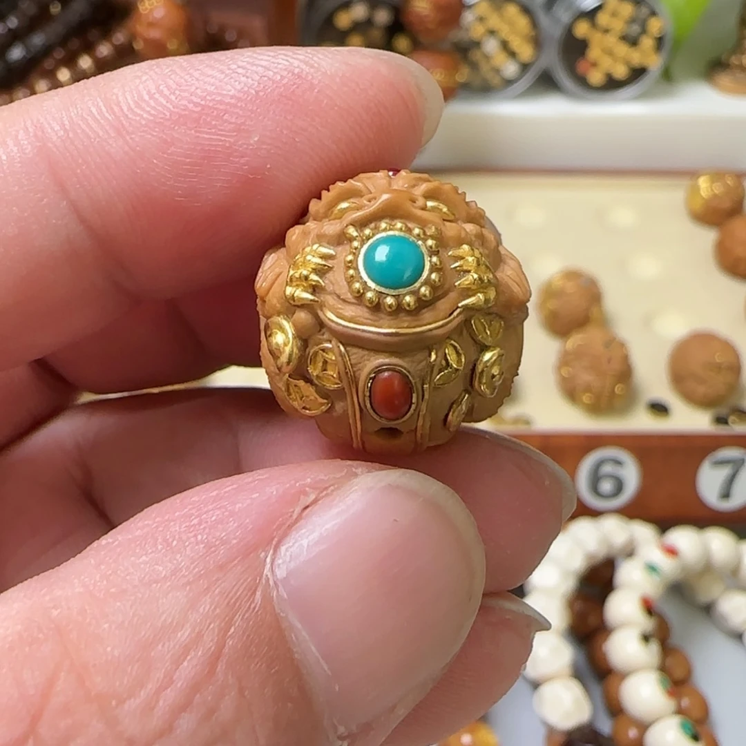 【闪购商品】猴头核桃吊坠？****？吞金