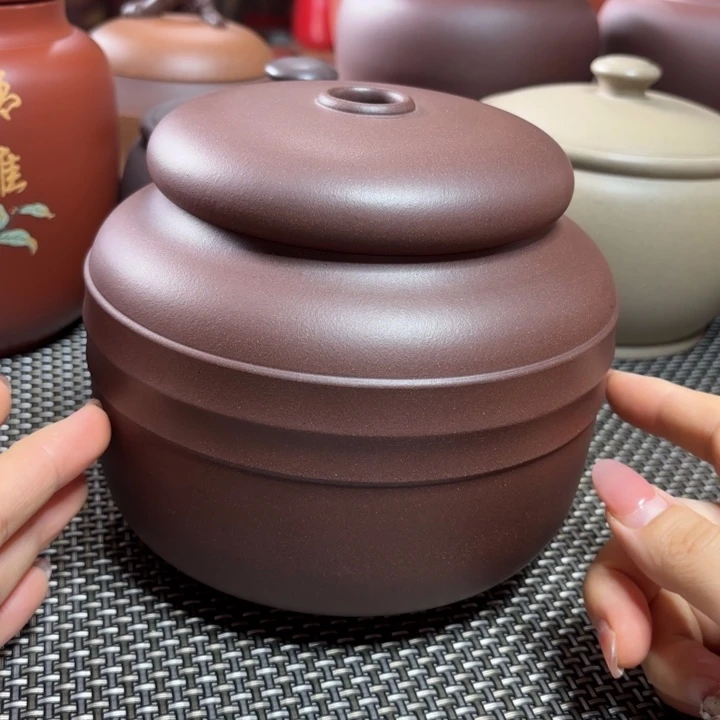 紫砂茶叶罐中高端紫砂茶叶罐