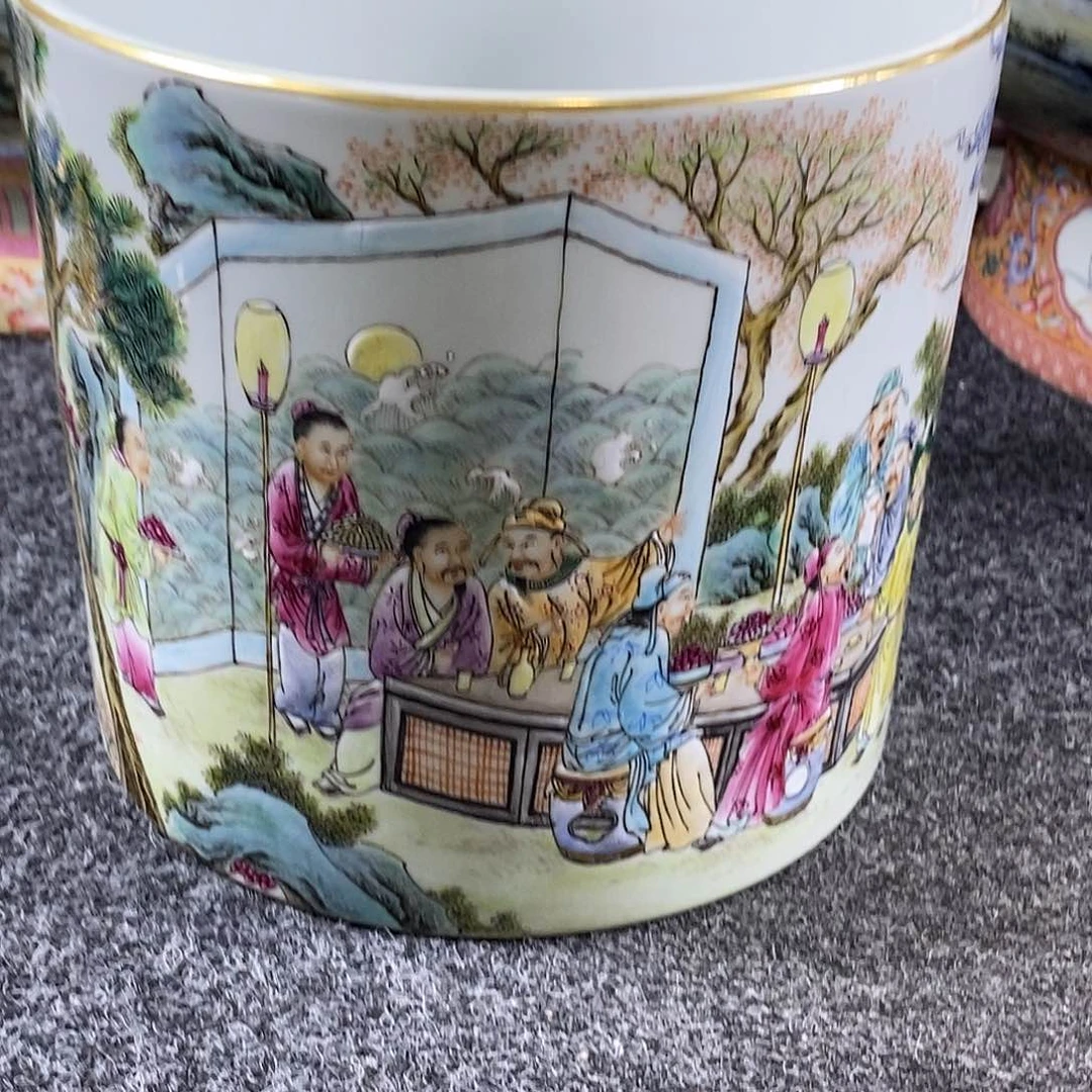 用***2摆件手工手绘陶瓷摆件工艺品