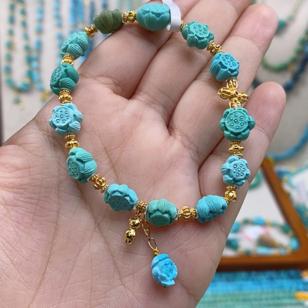 绿松石未镶嵌手串