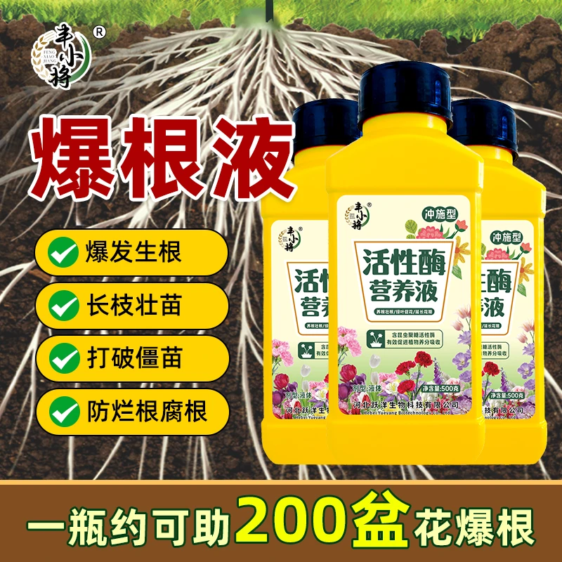 爆根营养液花卉绿植通用生根壮根生长肥料防烂根