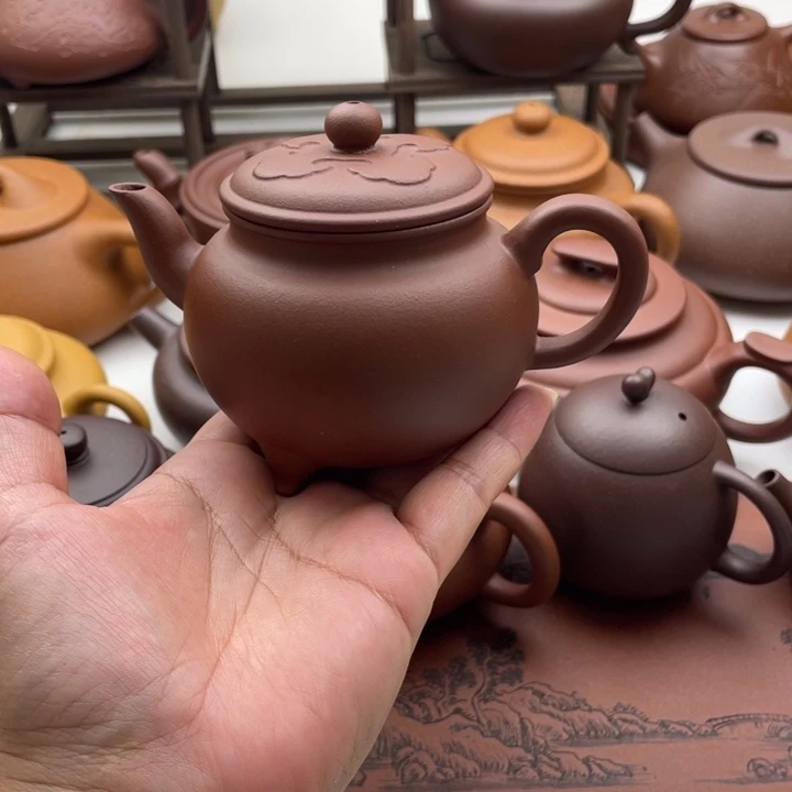 一***倒紫砂茶壶宜兴紫砂160cc